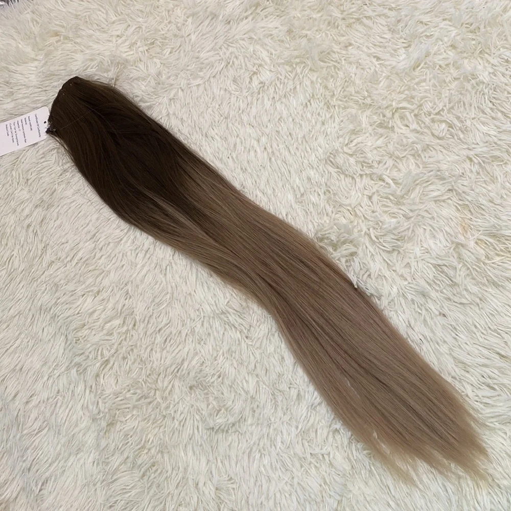Human hair blend Clip in Balayage 22” Hair Extensions